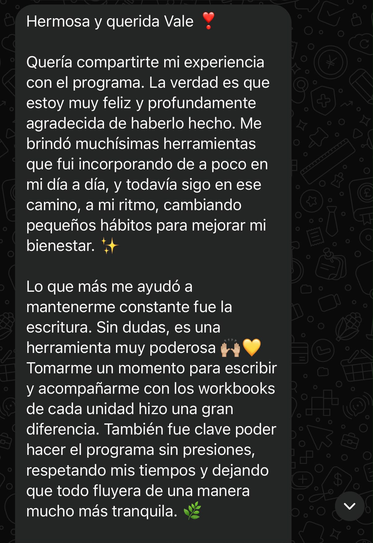 Testimonio de Nati